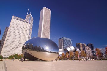 Millennium Park - Chicago : Un cur contemporain de verdure et dacier