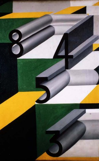 Giacomo Balla_Enamoured Numbers, around 1923_Archivio Fotografico Mart, VG Bild-Kunst, Bonn 2009