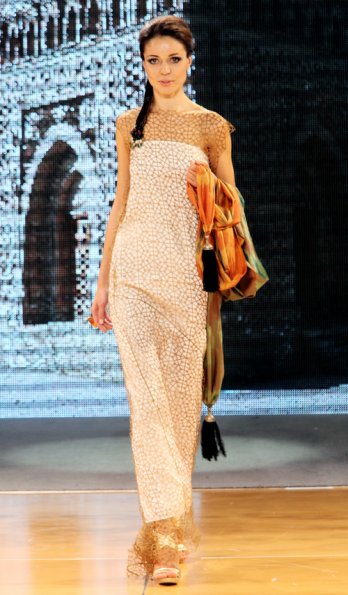 Uzbek designers of Dom Stilya /Dom Stilya General Fashion Show09_Yves Forestier-Getty Images For Style.UZ