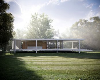 Farnsworth House by Mies van der Rohe_Peter Guthrie