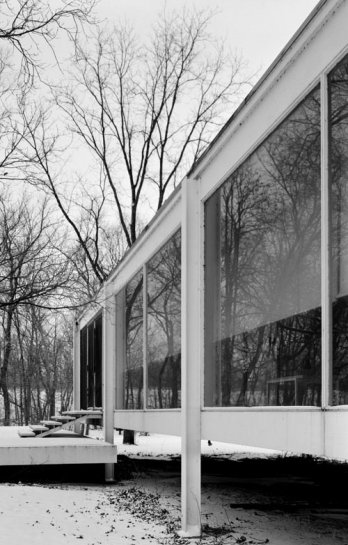 Farnsworth House par Mies van der Rohe_Plano, USA