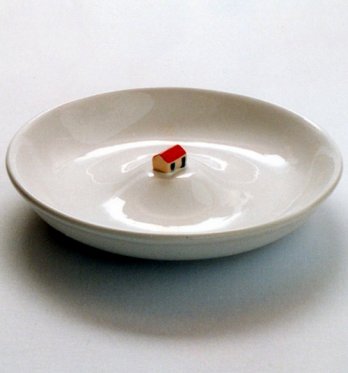 Patrick Martinez/white Soup Bowl, 1995