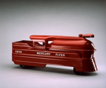 Mercury Flyer, Toy Train Engine, 1939_Denis Farley_Montreal_Canada