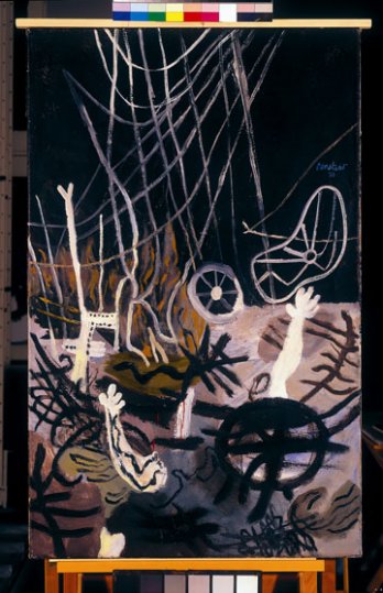 Constant A. Nieuwenhusts, Terre Brûlée III, 1951_Bob Goedewaagen_Pays-Bas