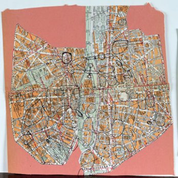 Guy Debord_Carte de Paris_France