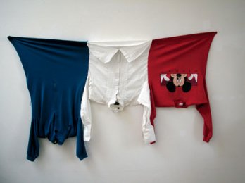 Saâdane Afif, Fripes cousues_National (Los Angeles), 2002_Collection Alain Xoual_Marseille_France