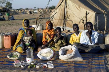 The Aboubakar family of Breidjing Camp  