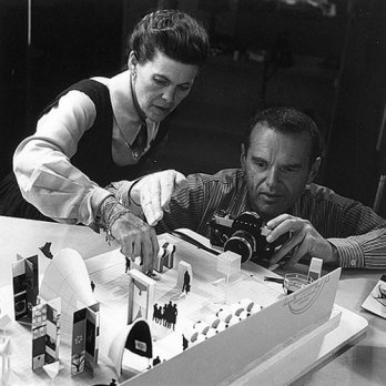 Ray & Charles Eames working_San Francisco_USA