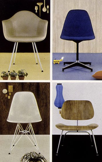 Charles & Ray Eames, Postcard promotion_USA