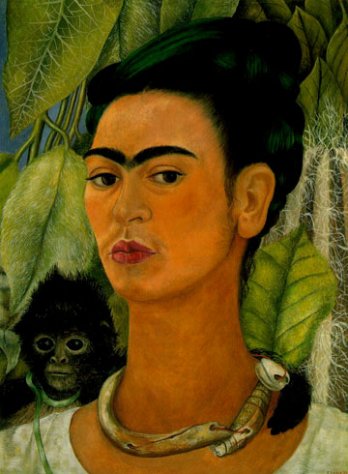 Frida Kahlo_Self Portrait with Monkeys, 1938_Albright Knox Art Gallery_Mexico