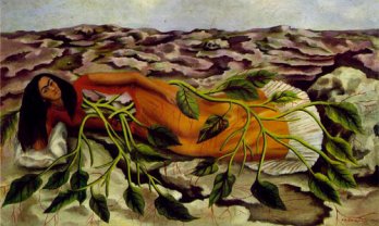 Frida Kahlo_Roots, 1943_Collection of Marilyn O. Lubetkin