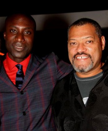 Ozwald Boateng avec Laurence Fishburne