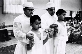 Tata Sam Bejan_Navjote ceremonial, Montreal, 1969