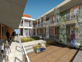 Leonard Avenue Pre-fab Rooftop Apartments
