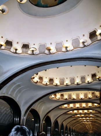 Metro Majakovskaya_N. Shumakov, G. Mun, Ja. Mun, I. Lubennikov (Mosaic), M. Belova, E. Hanukova, D. Saveljeva