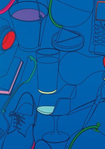 Michael Craig-Martin_Blue