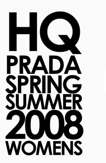 Miuccia Prada Collection 2008