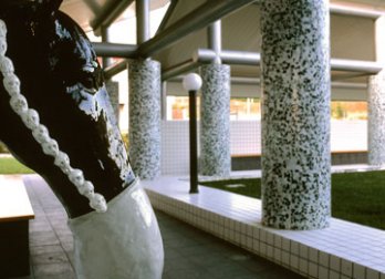 Peace Cloister_Enzo Cucchi and Ettore Sottsass_P.Andrea Malizia