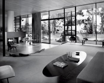 Julius Shulman_Charles Eames & Eero Saarinen_Entenza Residence, 1950