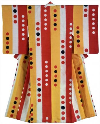 Kimono for woman_Showa period, 1930-1950_Montgomery Collection