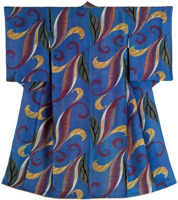 Kimono for woman_Showa period, 1930-1950_Montgomery Collection