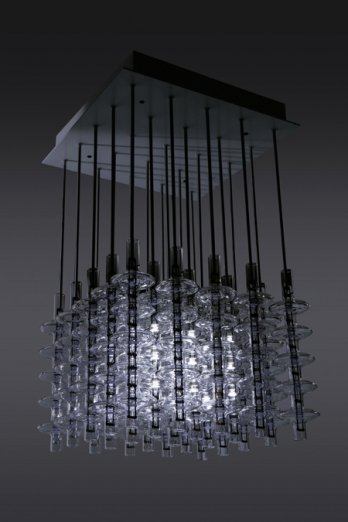 Jean Louis Frechin_Wanetlight M, suspension à variation lumineuse 3D