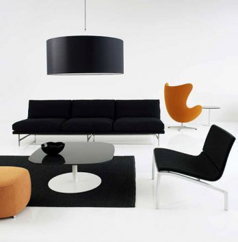 Piero Lissoni_Collection black_Fritz Hansen