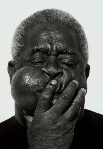 HERB RITTS_Dizzy Gillespie, Paris, 1989