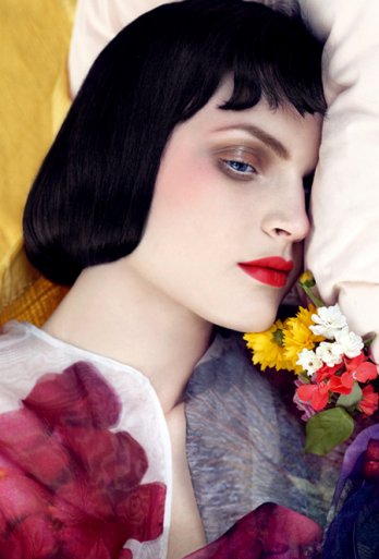Bedtime story by Steven Meisel for Vogue Italia