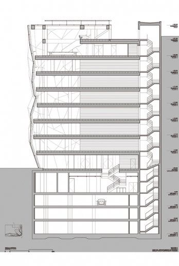 Basque Health Department Headquarters in Bilbao by Coll-Barreu Arquitectos_Aleix Bagu/Basque Health Department Headquarters_section