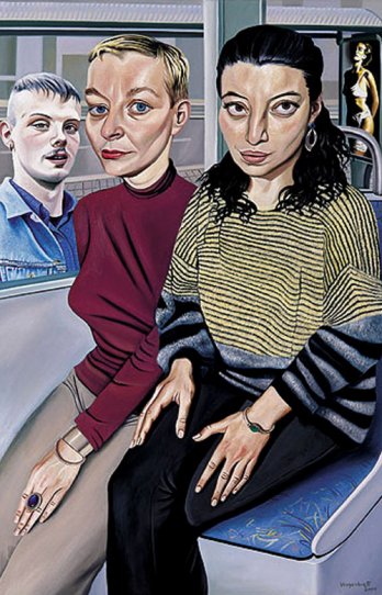 Norbert Wagenbrett/In_der_Strassenbahn,2001