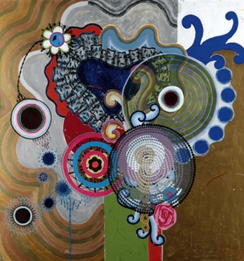 Beatriz Milhazes/A chuva, 1996