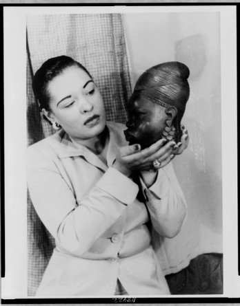 portrait de Billie Holiday in 1949 by Carl Van Vechten.