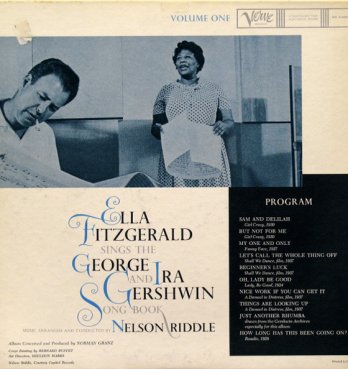 Bernard Buffet_Ella Fitzgerald Sings the George and Ira Gershwin Song Book. Nelson Riddle_Volume One to Five, 1959_Verve MG V-4024-4028.