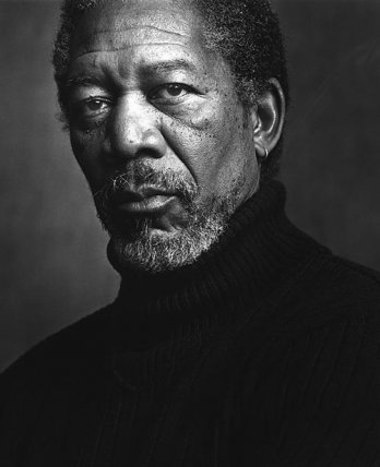 Nigel Parry/Morgan Freeman, Industria Superstudio, New York City, 1997.