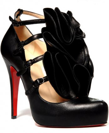 Christian Louboutin/Black shoes.