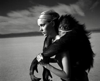 Michel Comte/Beauty & the Beast, L’Uomo Vogue, 1996