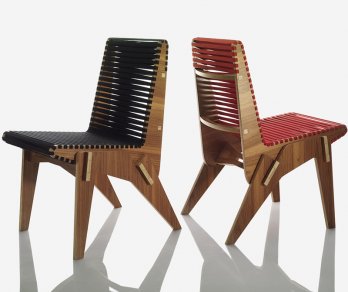 Abbott Miller_chair whose components can be shipped flat and dry-assembled with a rubber mallet_Jay Zukerkorn