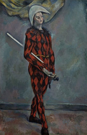 Paul Czanne_Arlequin, (1888-1890)