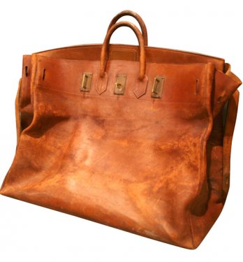 Giant Hermès Birkin Leather Travel Bag, 1940