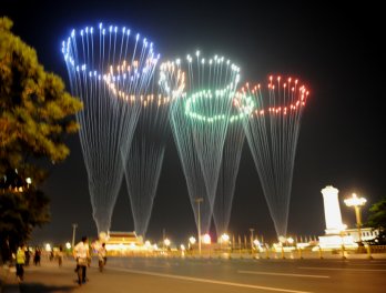 Cai Guo-Qiang/2008_Five olympic rings_opening