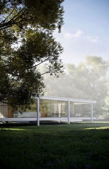 La Farnsworth House : Mies van der Rohe : LESS IS MORE
