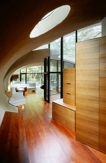 تصميم منزل رائع من عالم البيئه اليابانية ..