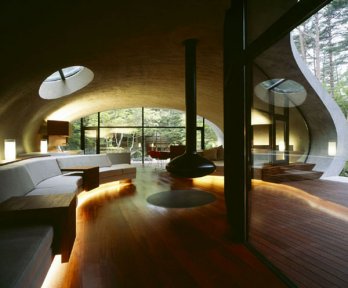 تصميم منزل رائع من عالم البيئه اليابانية ..